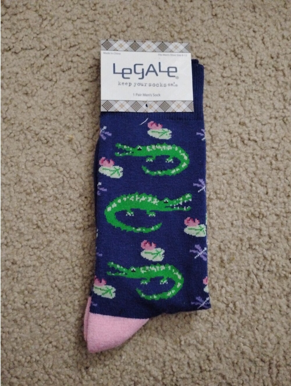 LeGale Men’s Novelty Crew Socks